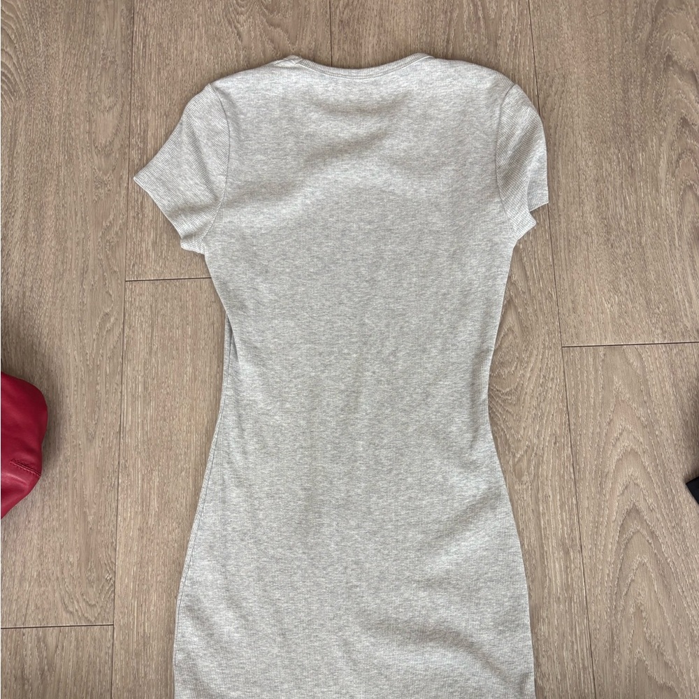 Chic Gray Women's Mini Dress